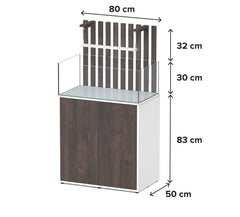 AQUATLANTIS AQUA + MEUBEL SHALLOW 80X45X30 LED