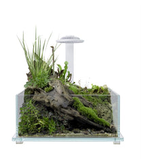 WABI KUSA BIO TANK 32X20X14 CM INCL. LED BLACK OR WHITE