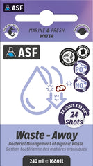 ASF WASTE-AWAY 24 X 10 ML SHOTS