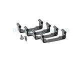 2 locking pins, 4 retaining clips