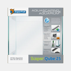 SuperFish Scaper Qube 25 Aquarium