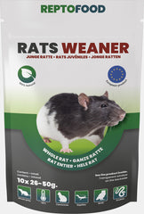 REPTO RATTEN WEANER 26-50 GRAM 10X