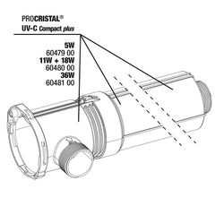 JBL ProCristal PC UV-C onderdelen