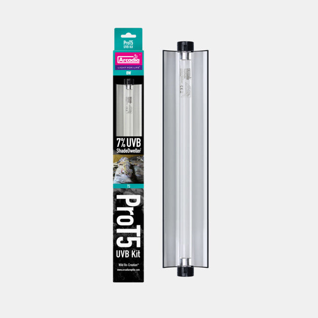 Arcadia Pro T5 UVB Set Shadedweller 7% UVB 8 Watt