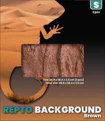 REPTO BACKGROUND BROWN 51X25X30 CM