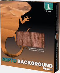 REPTO BACKGROUND BROWN 91X46X46 CM