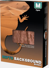 REPTO BACKGROUND BROWN 76X30X30 CM