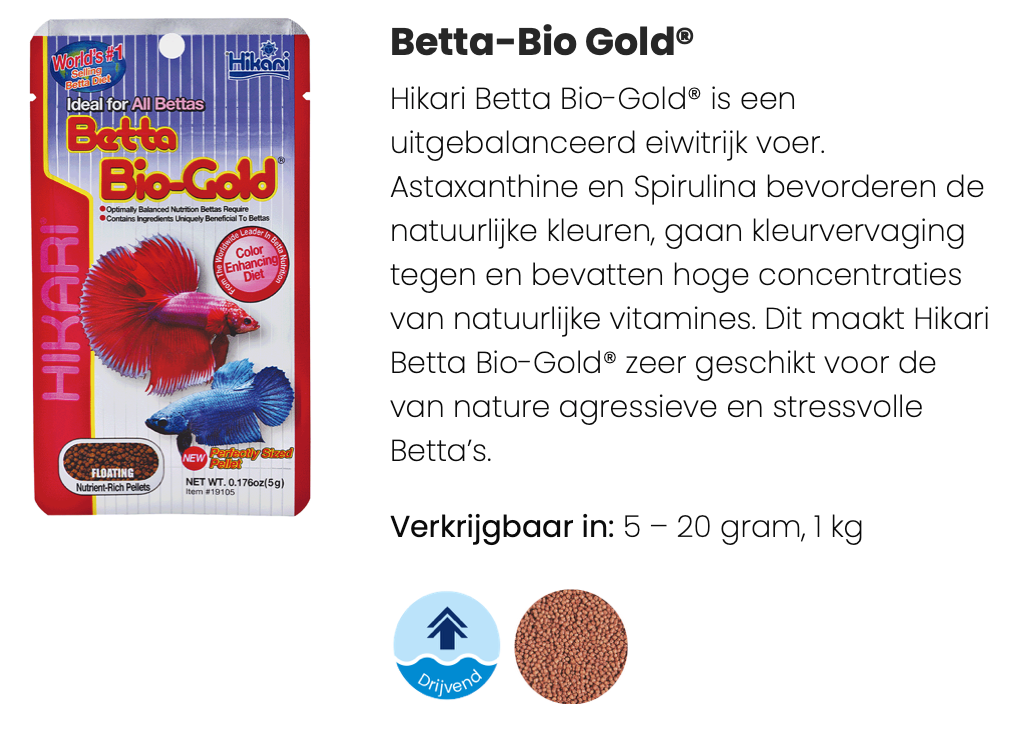 Hikari betta biogold