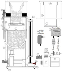 Adapter pressure side pump (SC1351&1456)