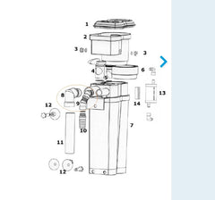 Elbow with o-ring EVO 1000/1001