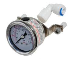 Pressure gauge incl. holder and fitting easy line profession