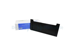Controller Cabinet Recessed Faceplate - Black - Double Slat