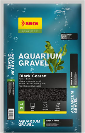 Sera Aquarium Gravel Black Coarse