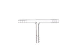 Glass T piece