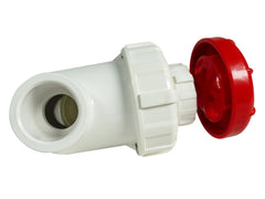 PVC Gate Valves / Stop Valve gray/red 20mm