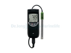 Portable pH / temp meter with stainless steel pH electrode