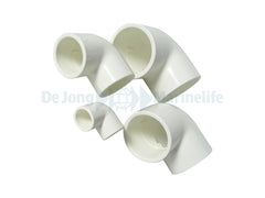 PVC 90° elbow Ø 50 mm white