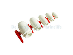 PVC TrueUnionBallValve white/red Ø 20 mm
