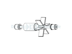 ROTOR+STAINLESS STEEL SHAFT+RUBBERS - SPACE EKO+320