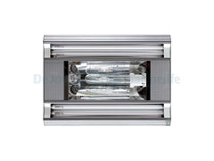 SPECTRA HQI 600 mm - 1 x 400 W / 4 x 24 W Irridium Metallic