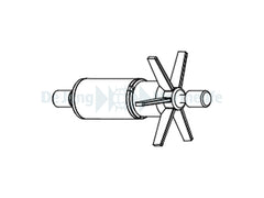 SYNCRA 0.5 ROTOR + STAINLESS STEEL SHAFT+ RUBBERS