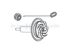 SYNCRA HF 12.0 ROTOR+CERAMIC SHAFT + HOOK+ BOTTOM BEARING