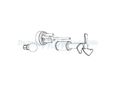 Voyager Nano 2000 Rotor+Stainless Steel Shaft+Rotating Mount