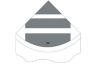 Juwel kleppenset Trigon 350 zwart