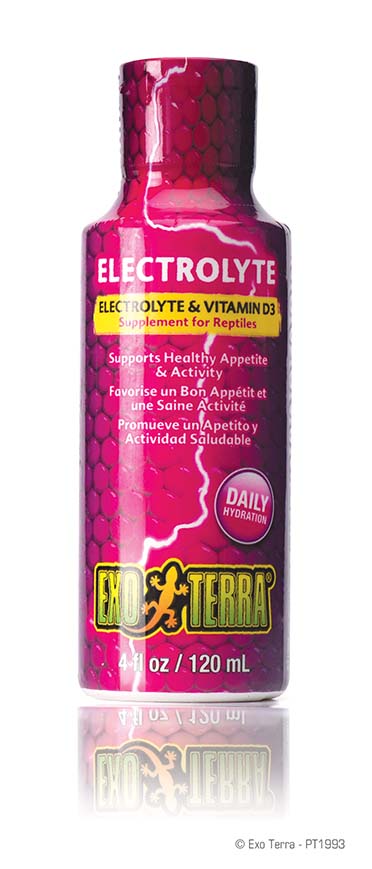 Exo Terra Electrolyte & Vitamine D Supplement 120 ml