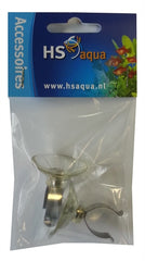 HS AQUA ZUIGER TRANSPARANT + METAALKLEM