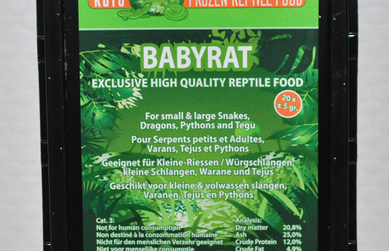 Ruto Baby Rat 5 Gr. X 20