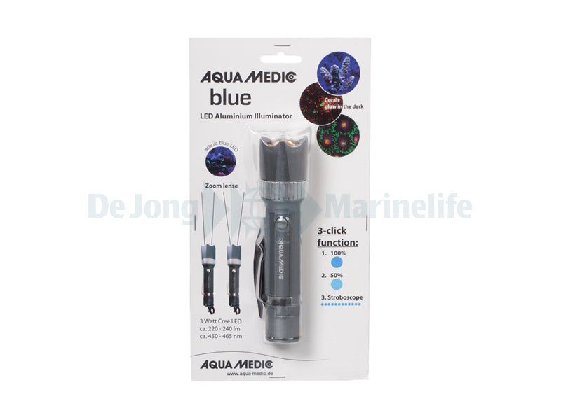 Aqua Medic Blue Flashlight - LED Aluminium Illuminator