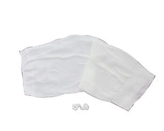 Perlon zak klein 10 stuks met bevestigingsclip