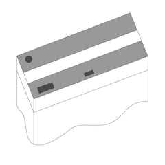 Juwel Kleppenset Rio 240 zwart