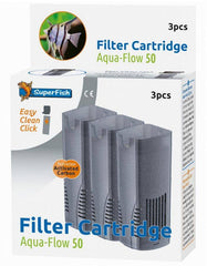 SuperFish aquaflow 50 easy click cartridge 3 stuks