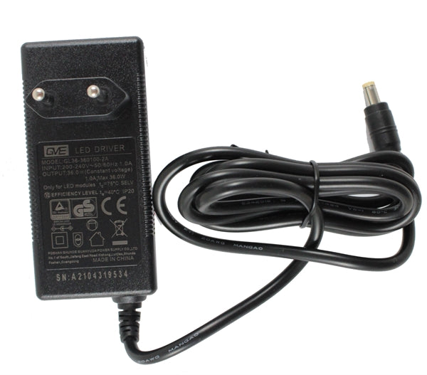 Chihiros Trafo 36V 1A (Universal 550-800, AII301 Max, A2 301)