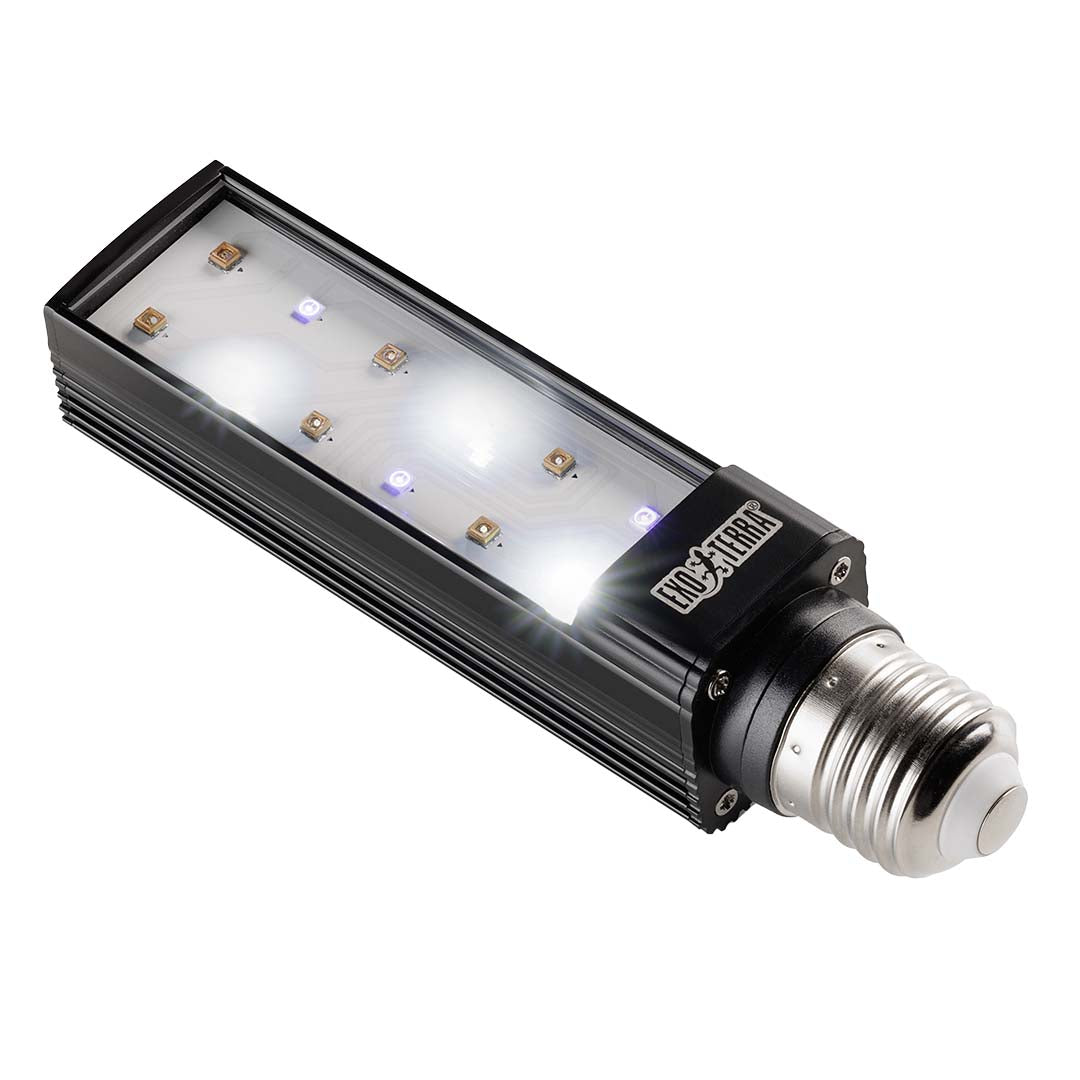 EX TerraSky UV UVB LED terrarium lamp Zwart