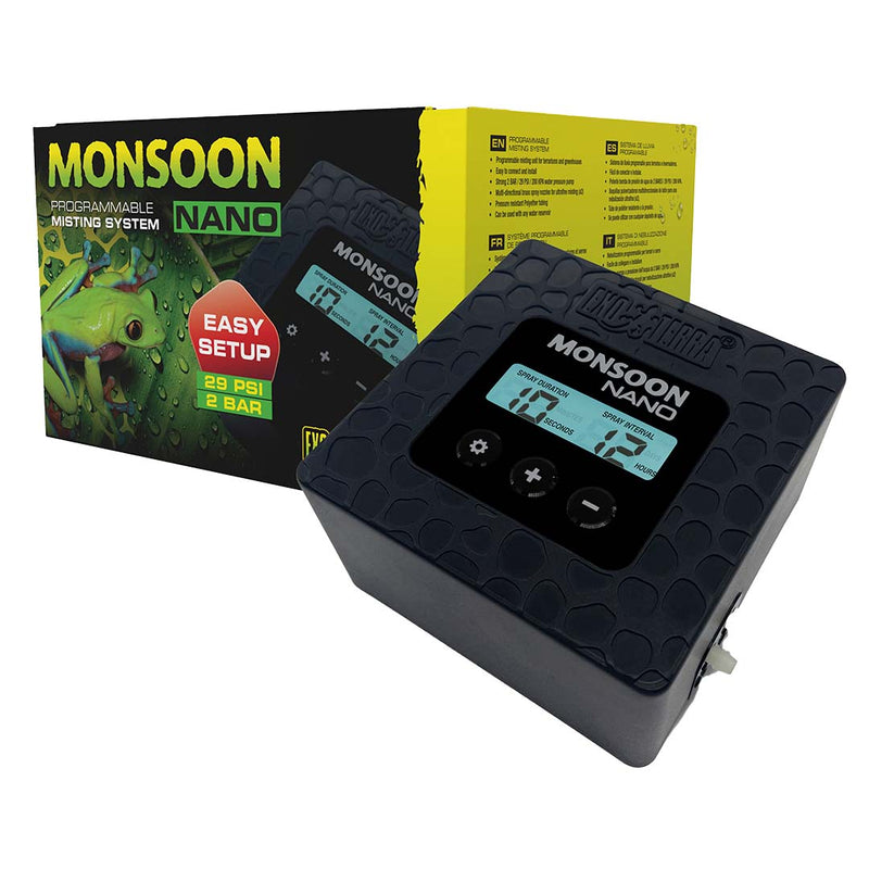 EX Monsoon NANO progammeerbaar nevelstysteem Zwart