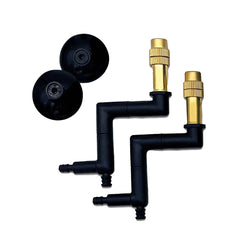 EX Monsoon NANO multi-directionele sproeikop Zwart