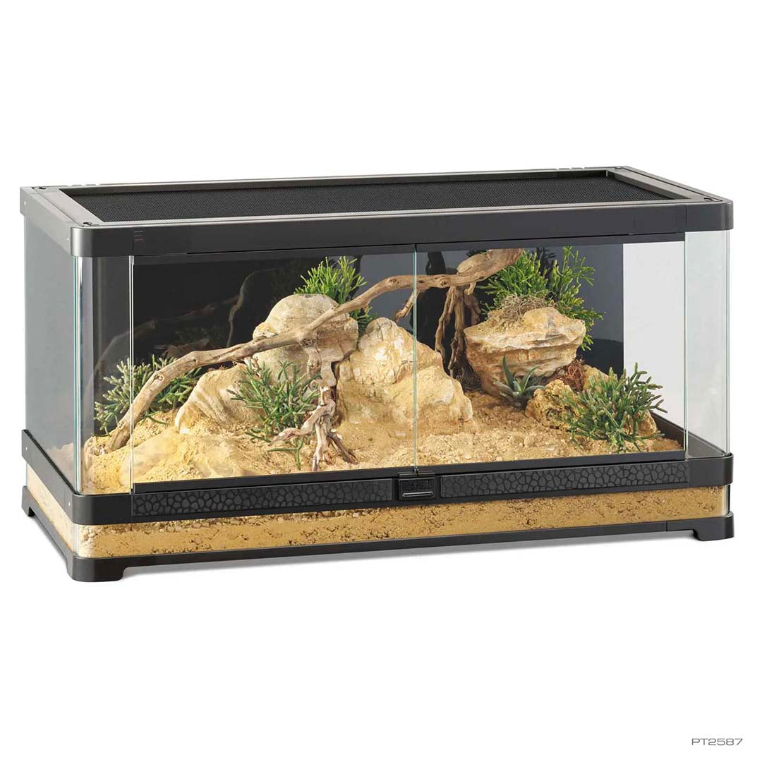 Exo Terra Vista Panoramic Terrarium Zwart