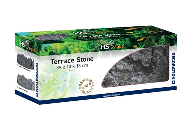 HS AQUA TERRACE STONE ANTHRACITE 39X10X15 CM