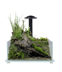 WABI KUSA BIO TANK 32X20X14 CM INCL. LED BLACK OR WHITE