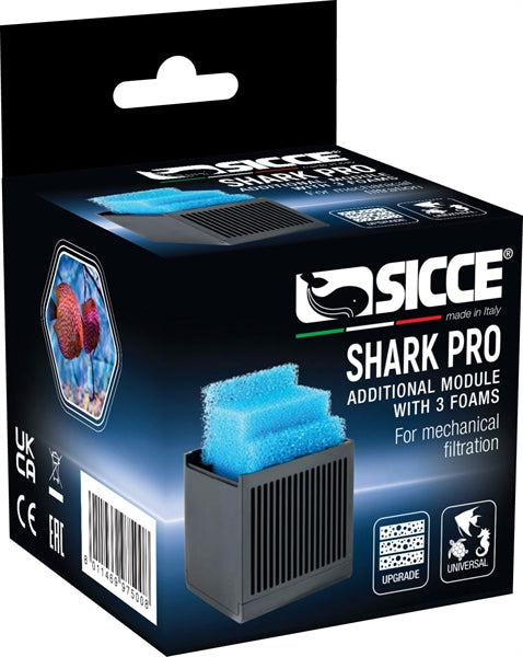 Sicce Shark Pro Module met 3 st. Foam