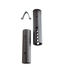 Carbon telescopic tube 2pcs with U-clamp