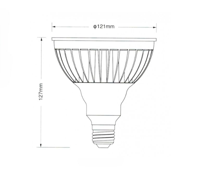 LED PAR bulb 18 Watt E27 - 6.500 K