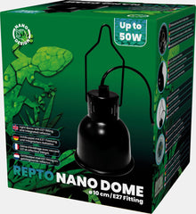 REPTO NANO DOME E27 FITTING 10 CM ZWART