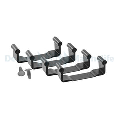 2 locking pins, 4 retaining clips