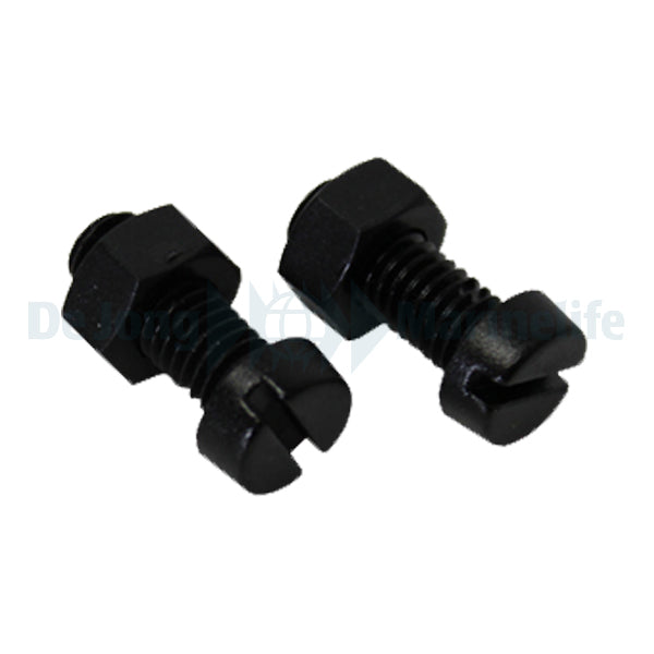 2 screw+2 nuts M6x16mm