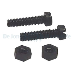 2 screw+2 nuts M6x25mm