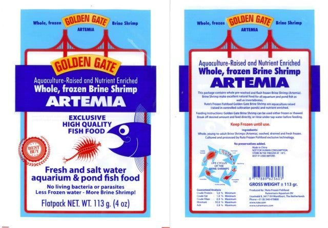 Artemia Golden Gate Flatpack 113 Gr. (ARTEMIA GOLDEN GATE FLATPACK 113 GR.)
